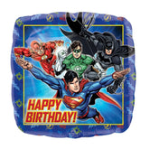 18 Inch Happy Birthday Superman Flash Foil Balloon 55